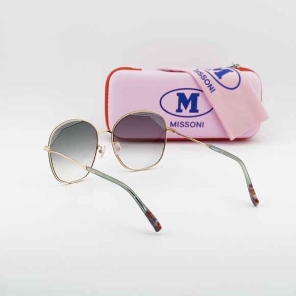 Missoni MIS 0014/S 0PEF 9O Geometric Sunglasses - Gold/Grey main image 7
